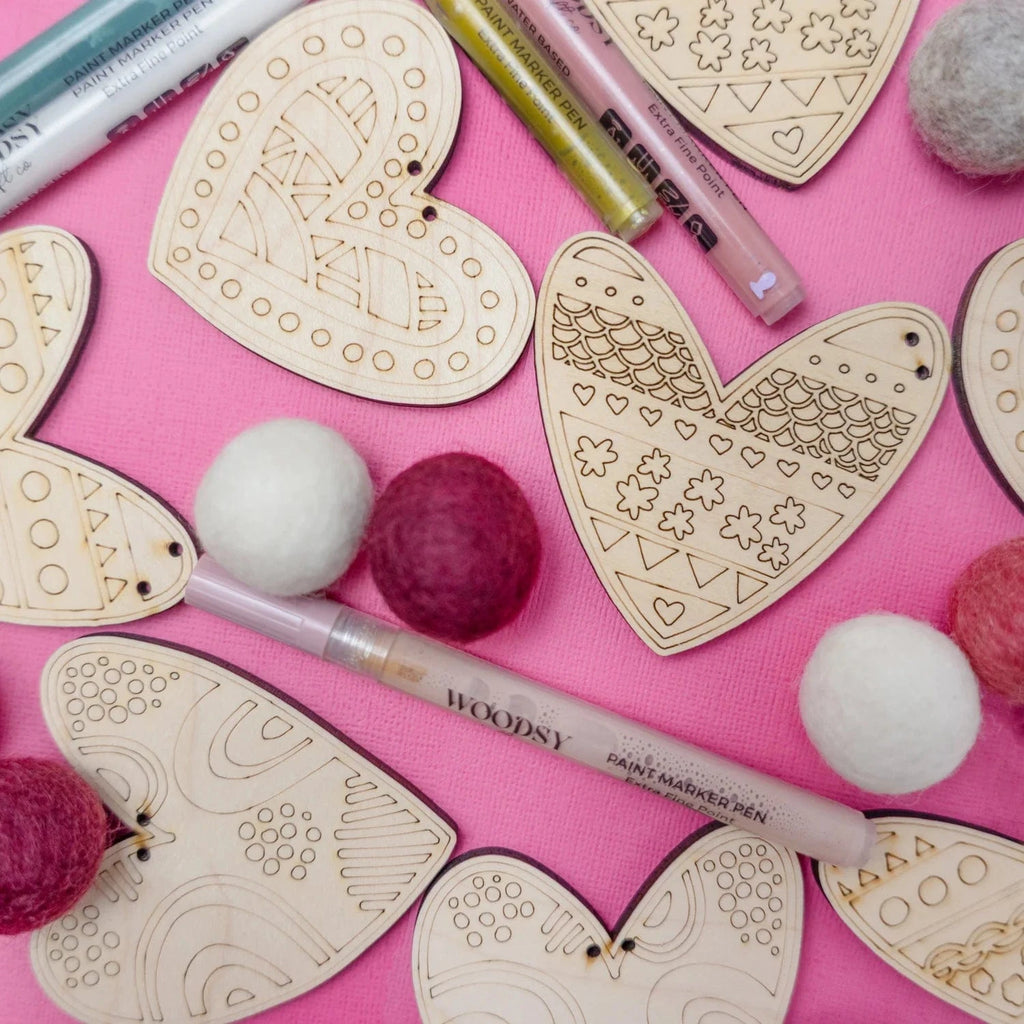 Woodsy Craft Co. Kit Heart DIY Garland Kit