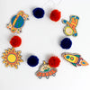 Woodsy Craft Co. Kit Outer Space Kids DIY Garland Kit