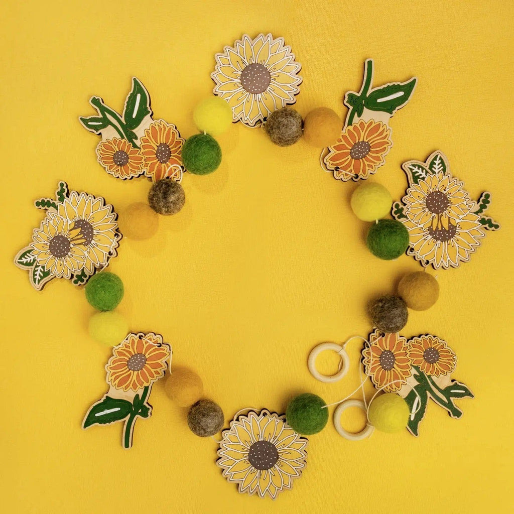 Woodsy Craft Co. Kit Sunflower DIY Garland Kit