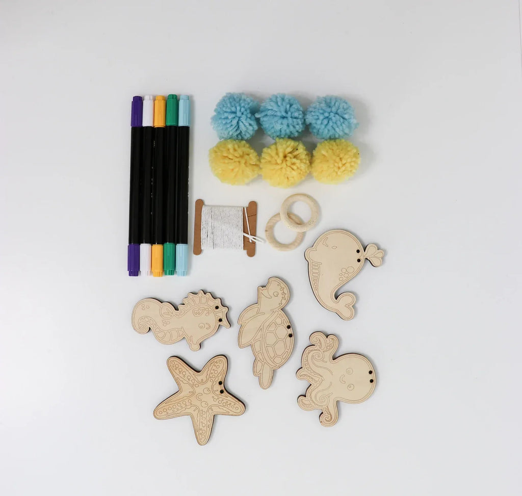 Woodsy Craft Co. Kit Under the Sea DIY Garland Kit