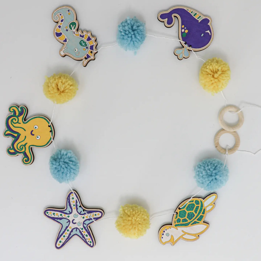 Woodsy Craft Co. Kit Under the Sea DIY Garland Kit