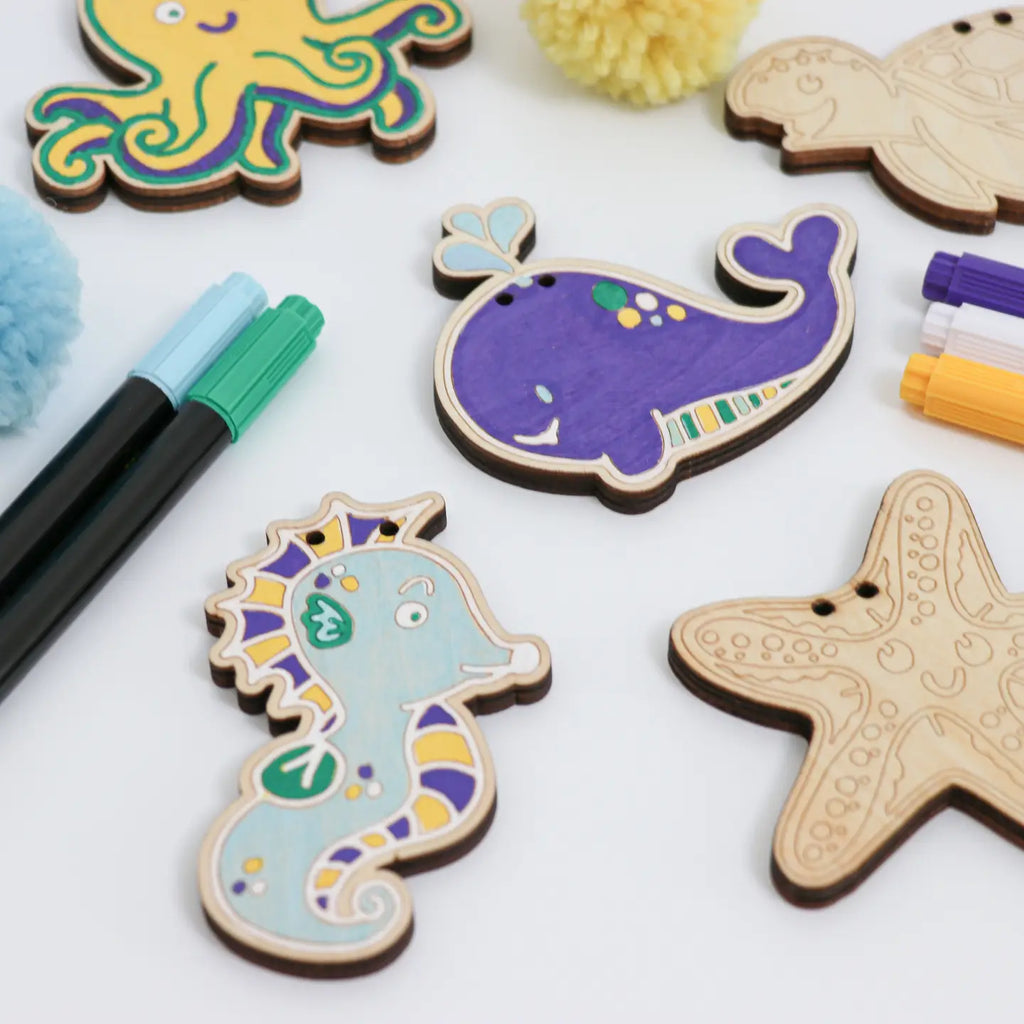 Woodsy Craft Co. Kit Under the Sea DIY Garland Kit