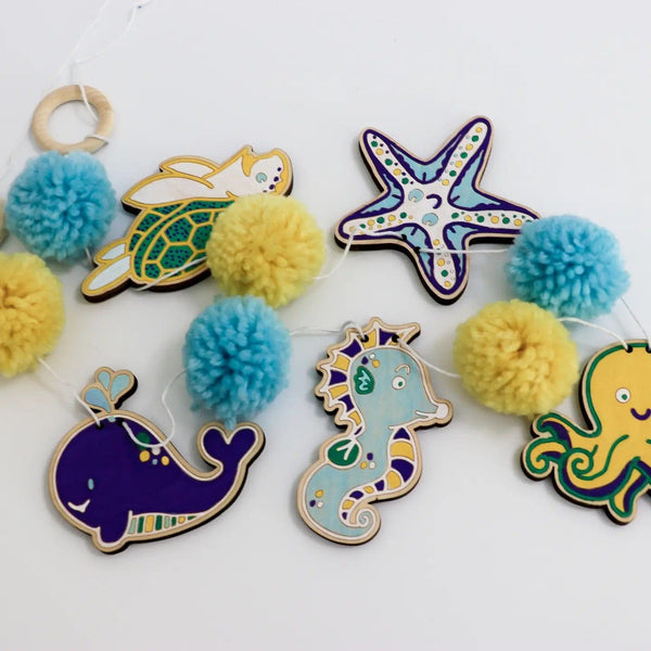 Woodsy Craft Co. Kit Under the Sea DIY Garland Kit