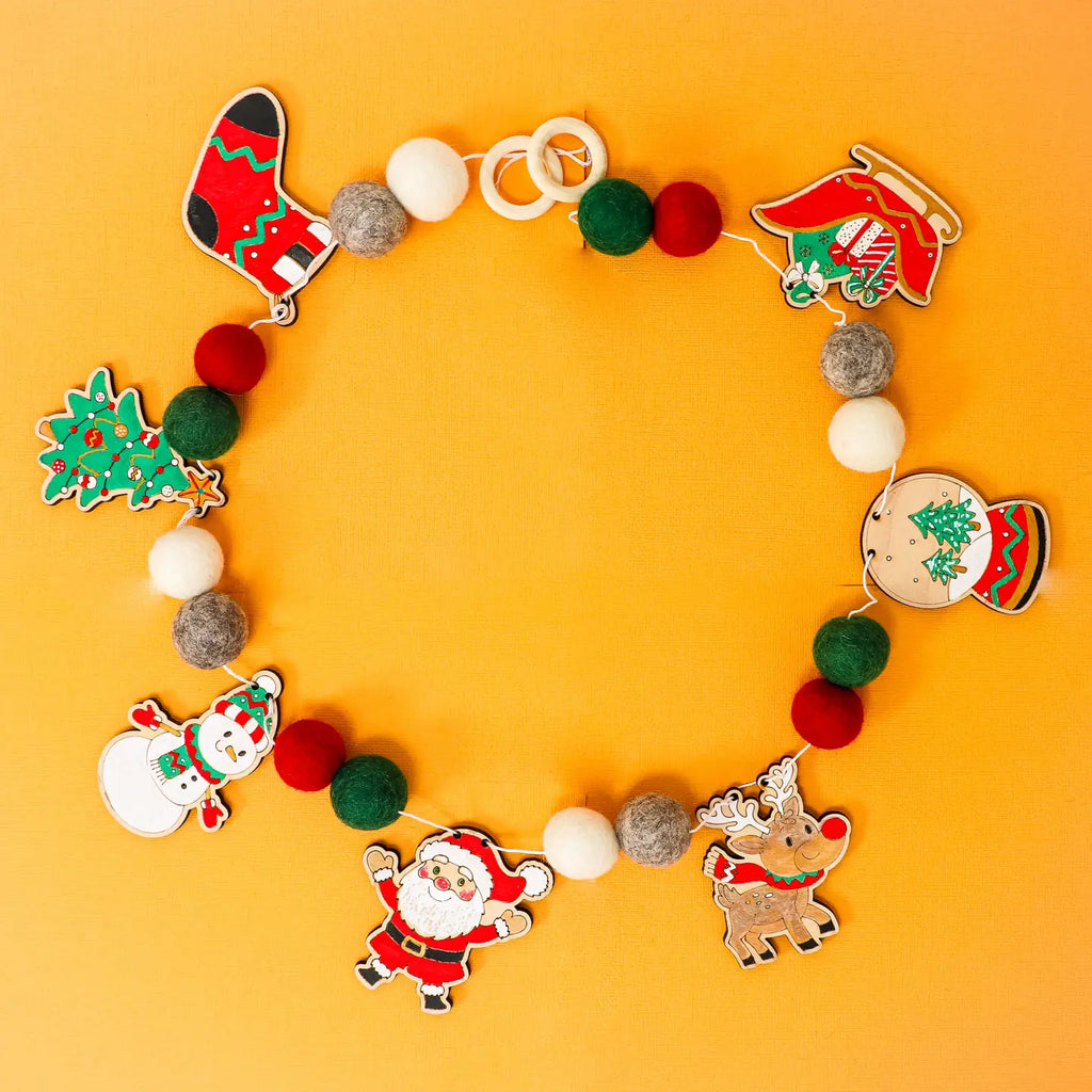 Woodsy Craft Co. Kit Verry Merry Ornament Garland Kit