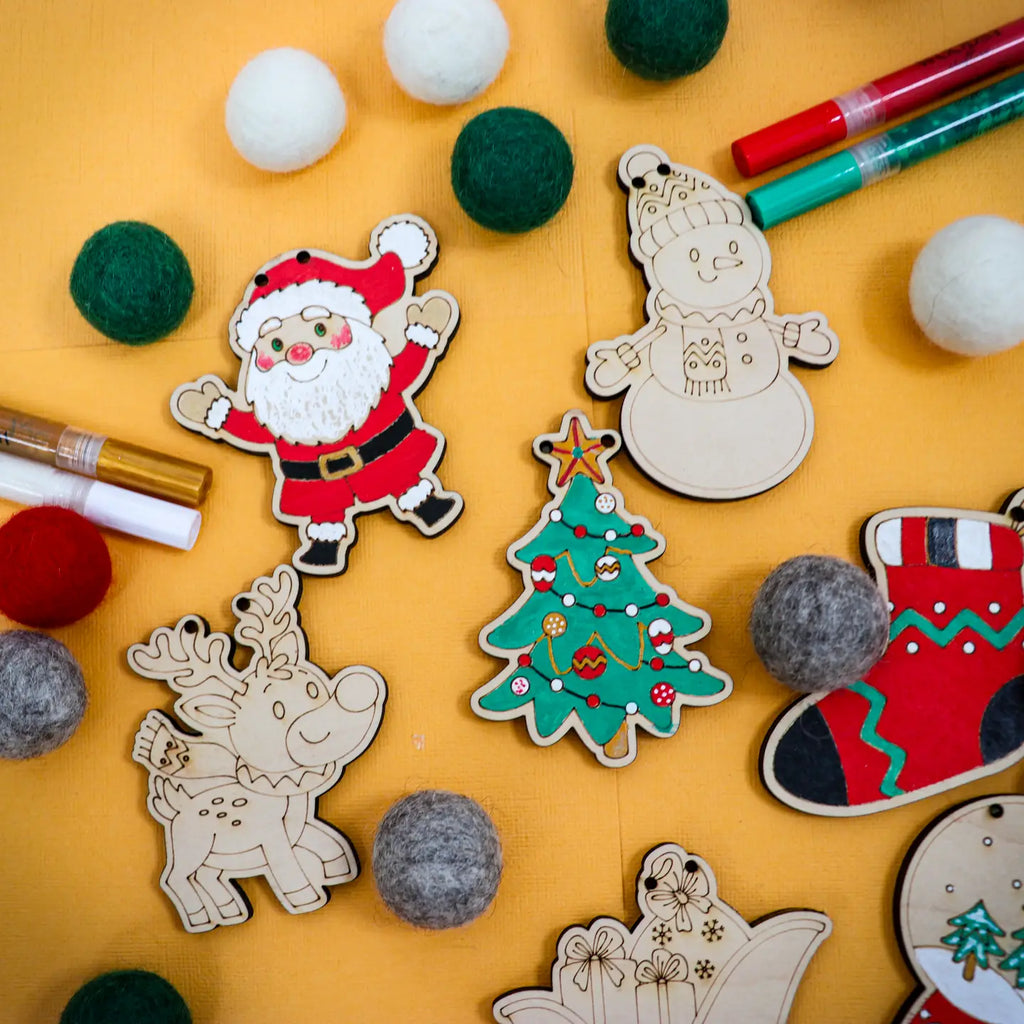 Woodsy Craft Co. Kit Verry Merry Ornament Garland Kit