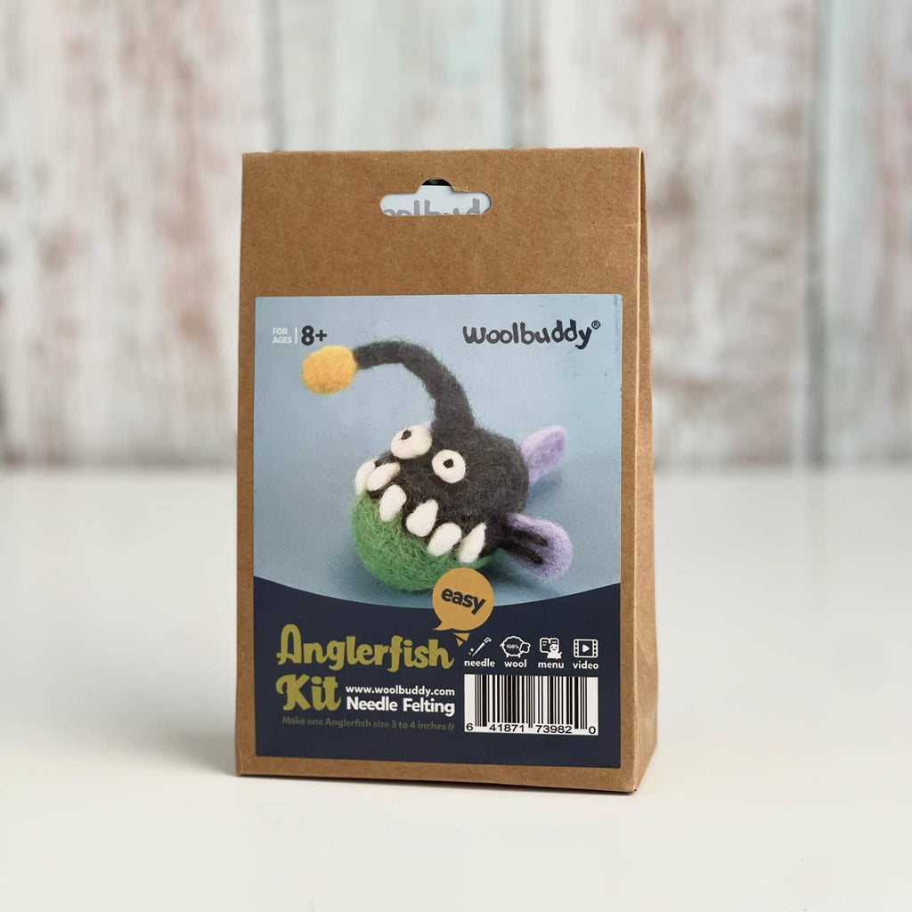 Woolbuddy Needlefelting Anglerfish Needle Felting Kit