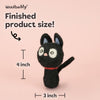 Woolbuddy Needlefelting Black Cat Needle Felting Kit