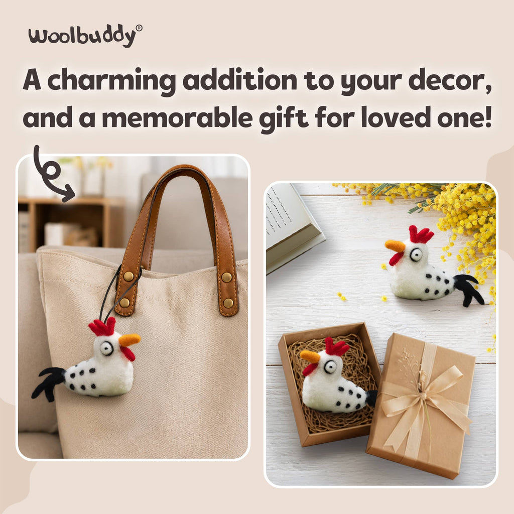 Woolbuddy Needlefelting Chicken Needle Felting Kit