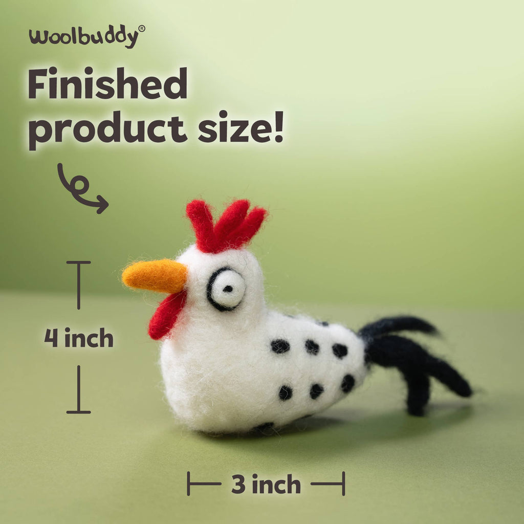 Woolbuddy Needlefelting Chicken Needle Felting Kit