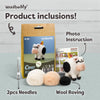 Woolbuddy Needlefelting Cow Needle Felting Kit