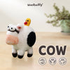 Woolbuddy Needlefelting Cow Needle Felting Kit