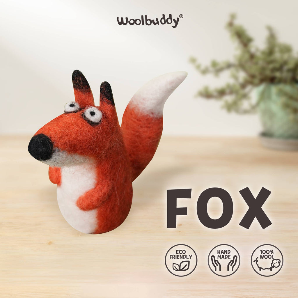 Woolbuddy Needlefelting Fox Needle Felting Kit