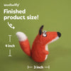 Woolbuddy Needlefelting Fox Needle Felting Kit