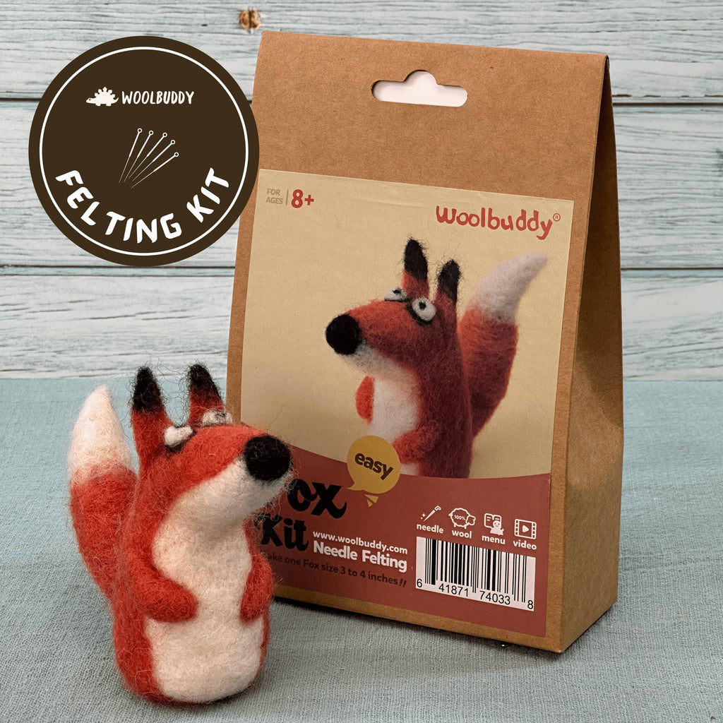 Woolbuddy Needlefelting Fox Needle Felting Kit