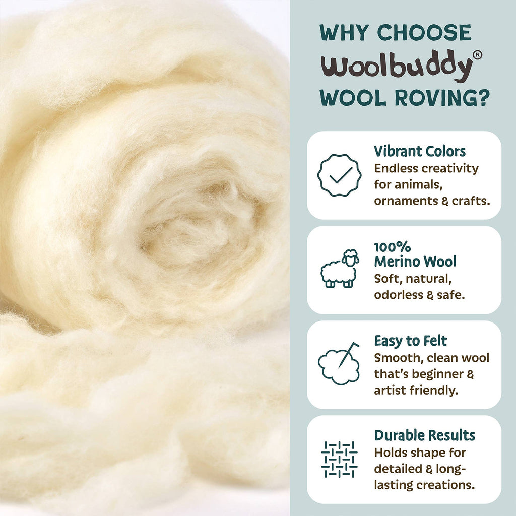 Woolbuddy Needlefelting Fox Needle Felting Kit