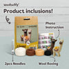 Woolbuddy Needlefelting LLama Needle Felting Kit