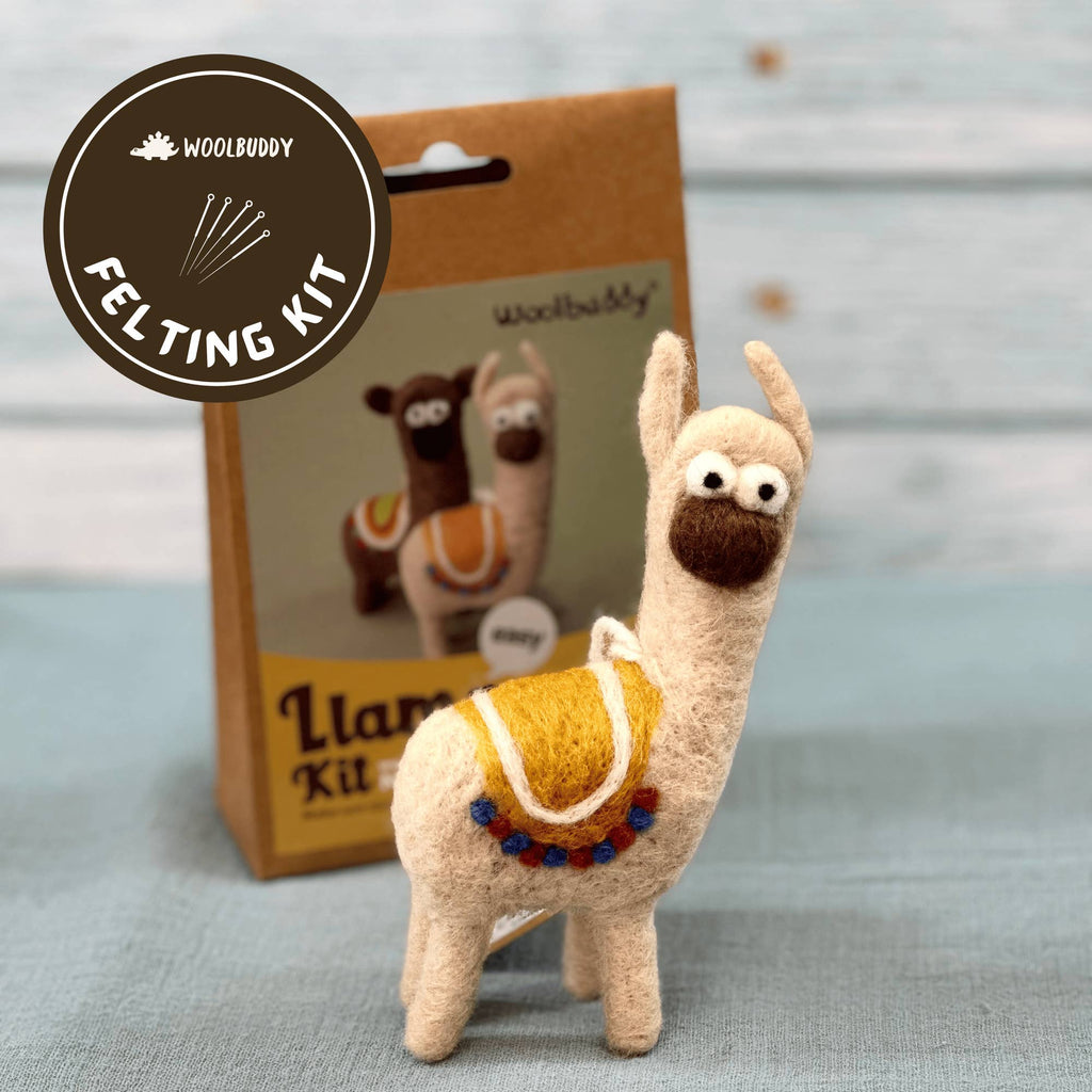 Woolbuddy Needlefelting LLama Needle Felting Kit