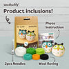 Woolbuddy Needlefelting Owl Needle Felting Kit