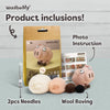Woolbuddy Needlefelting Pig Needle Felting Kit