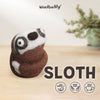 Woolbuddy Needlefelting Sloth Needle Felting Kit