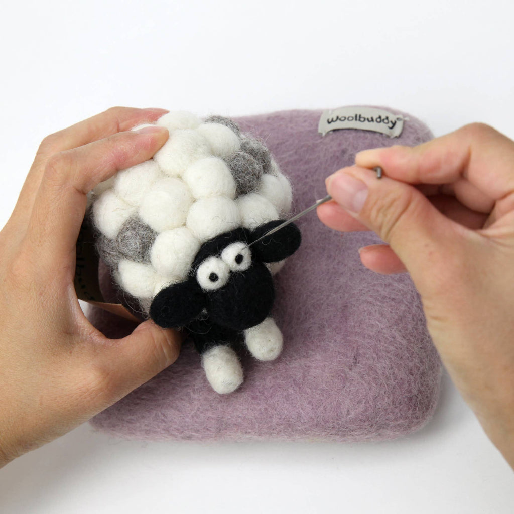 Woolbuddy Needlefelting Lavender Small Wool Mat