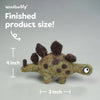 Woolbuddy Needlefelting Stegosaurus Needle Felting Kit
