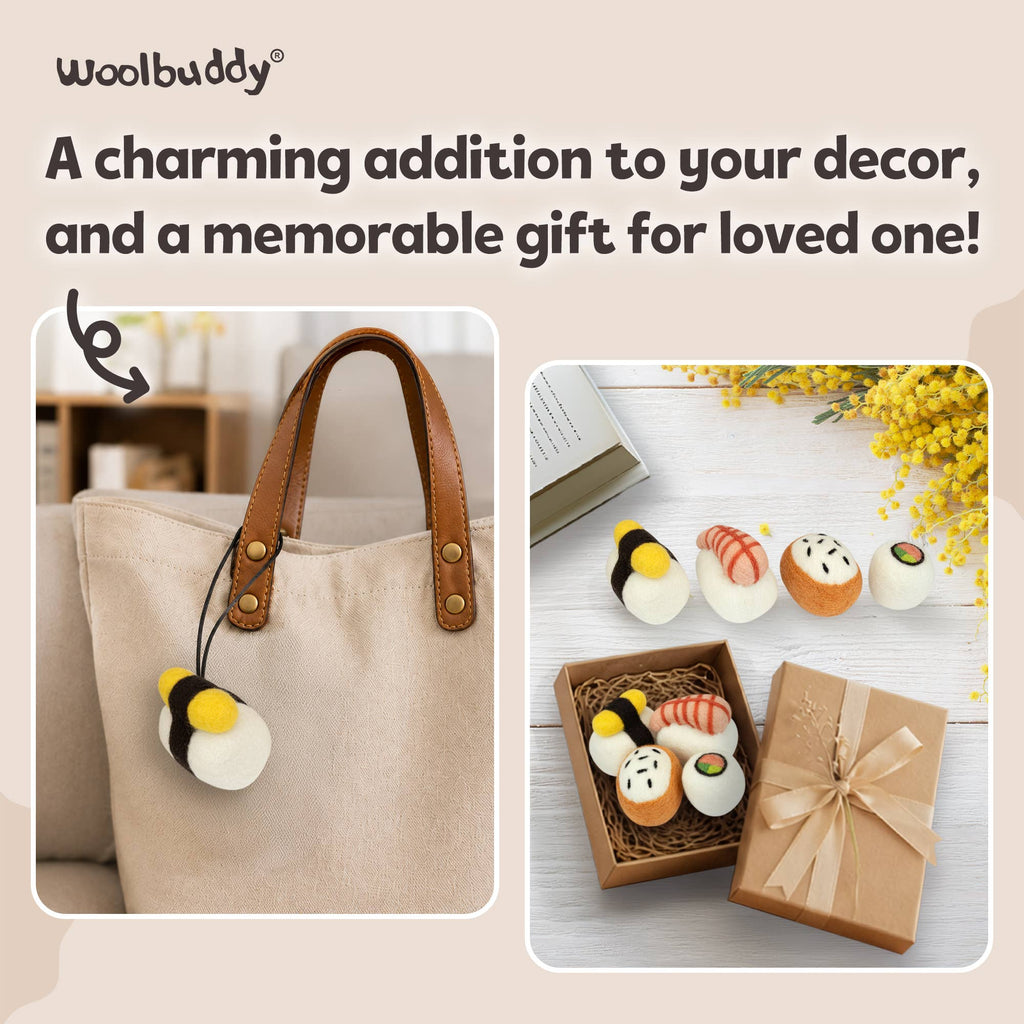 Woolbuddy Needlefelting Sushi Needle Felting Kit
