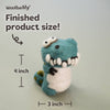 Woolbuddy Needlefelting T-Rex Needle Felting Kit