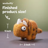 Woolbuddy Needlefelting Triceratops Needle Felting Kit