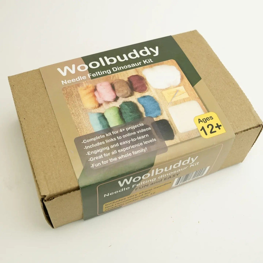 Woolbuddy Needlefelting Woolbuddy Dinosaur Needle Felting Kit