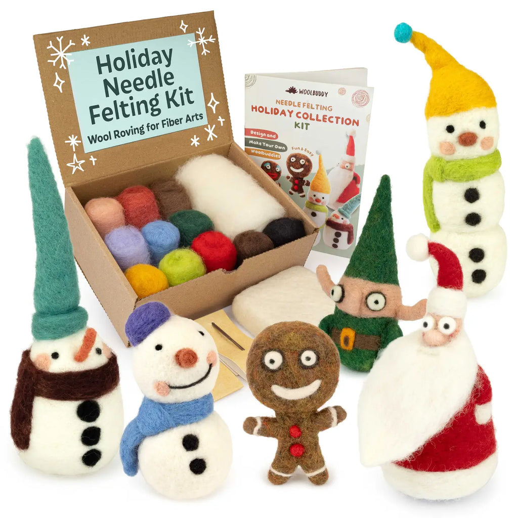 Woolbuddy Needlefelting Woolbuddy Holiday Needle Felting Kit