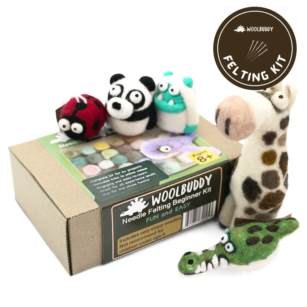 Woolbuddy Needlefelting Woolbuddy Needle Felting Beginner Kit