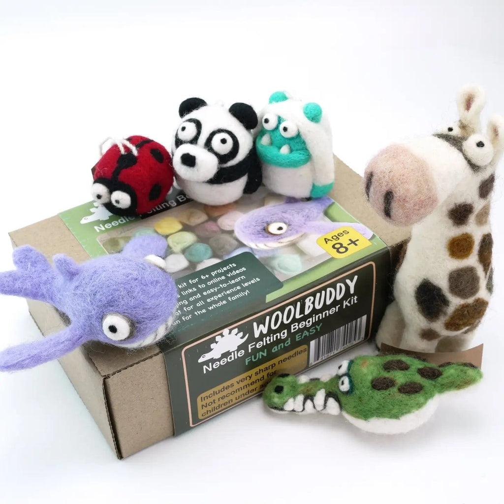 Woolbuddy Needlefelting Woolbuddy Needle Felting Beginner Kit