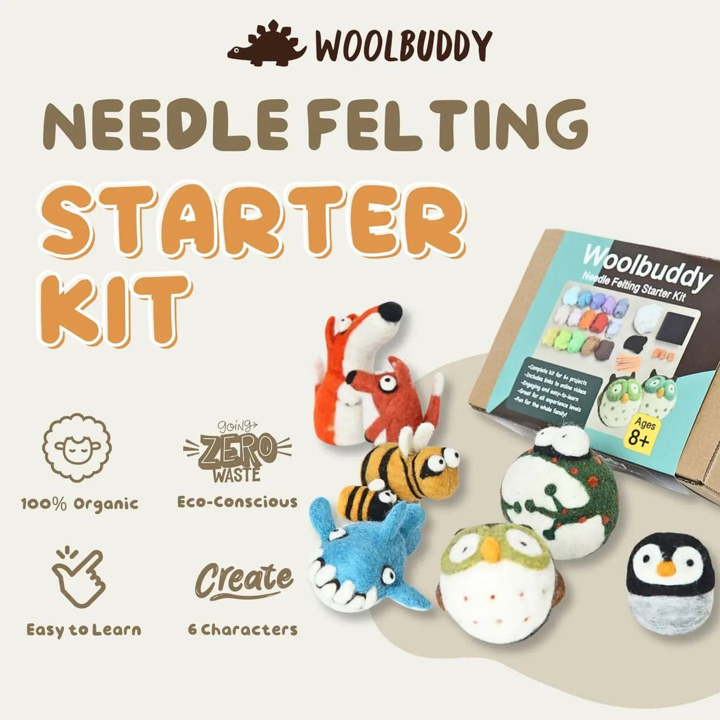 Woolbuddy Needlefelting Woolbuddy Needle Felting Starter Kit