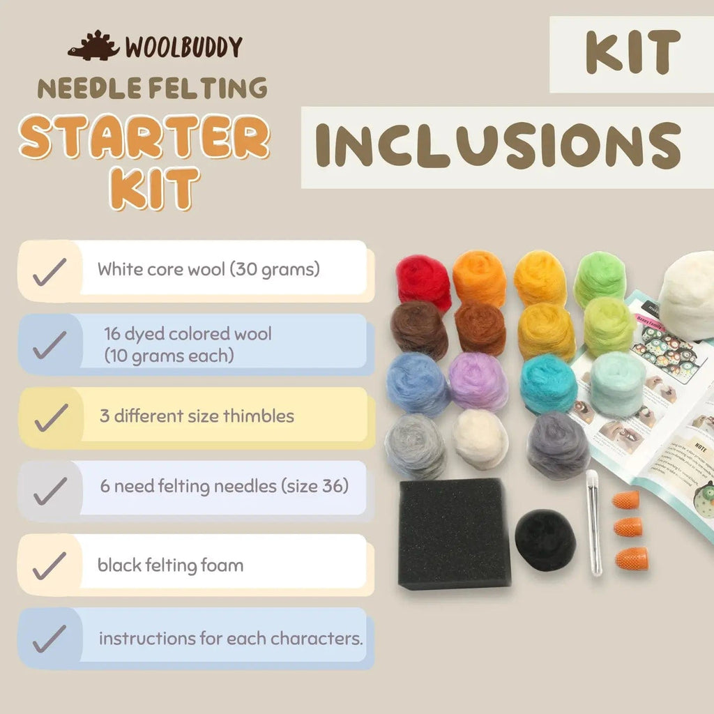 Woolbuddy Needlefelting Woolbuddy Needle Felting Starter Kit