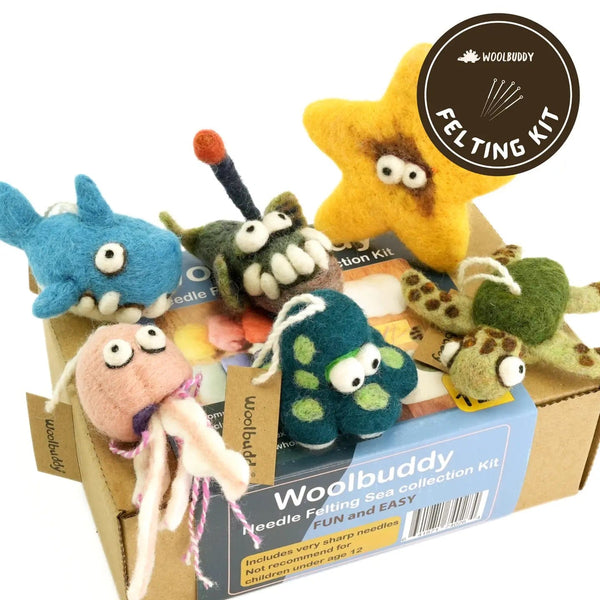 Woolbuddy Needlefelting Woolbuddy Sea Adventure Needle Felting Kits