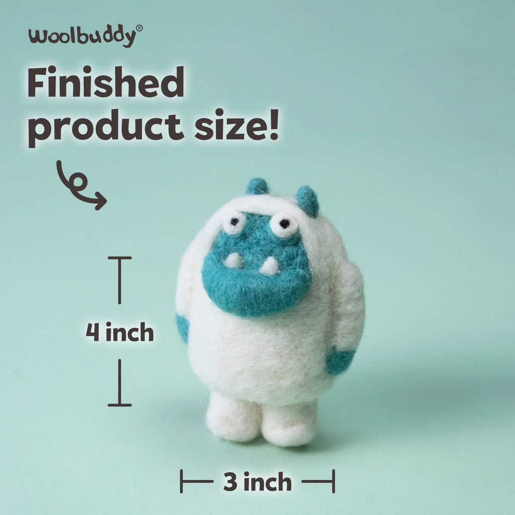 Woolbuddy Needlefelting Yeti Needle Felting Kit