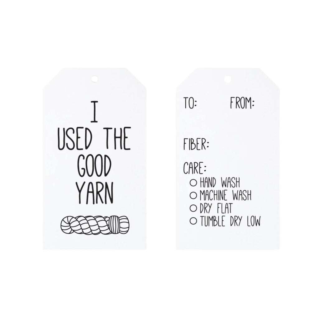 AdKnits I Used the Good Yarn Gift Tags