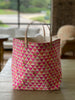 Big Bad Wool Tools & Gifts Pink Triangles Bucket Bag