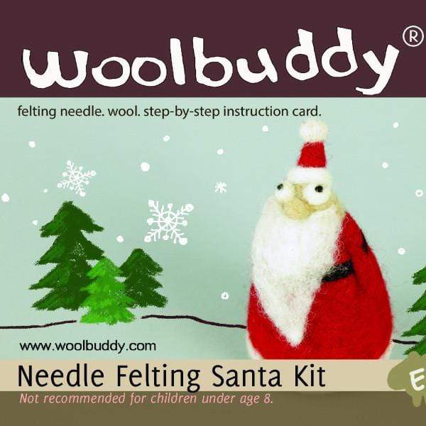 Ewe-nique Knits Santa Wool Buddy Needle Felting Kits