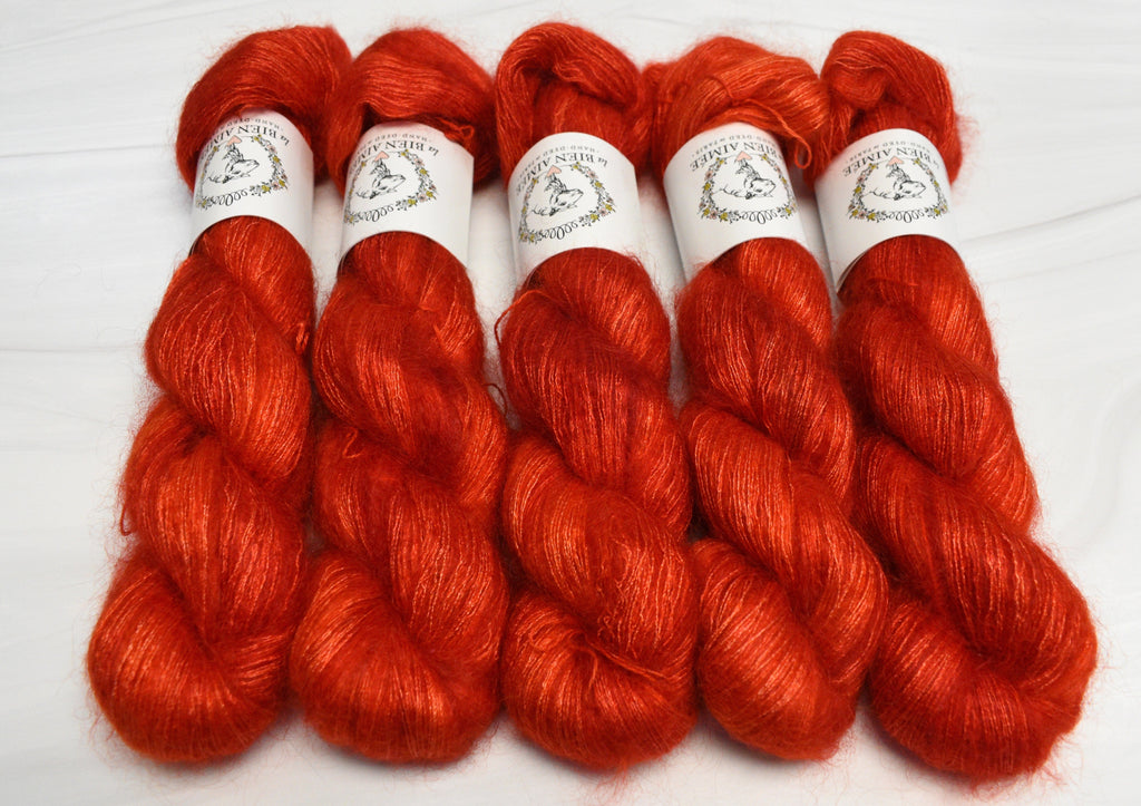 La Bien Aimee RGO ~ Really Good Orange Mohair Silk