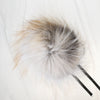 Schildkraut Fur Co. Tools & Gifts Dyed Blonde Hi Lite Silver Fox Fur Pompoms by Schildkraut