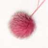 Schildkraut Fur Co. Tools & Gifts Dyed Pink Frost Fox Fur Pompoms by Schildkraut