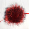 Schildkraut Fur Co. Tools & Gifts Dyed Scarlet Fox Fur Pompoms by Schildkraut