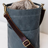 Twig & Horn Waxed Canvas Bucket bag