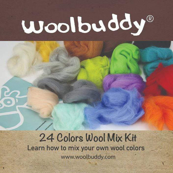 Woolbuddy Woolbuddy Wool Roving 24 Pack